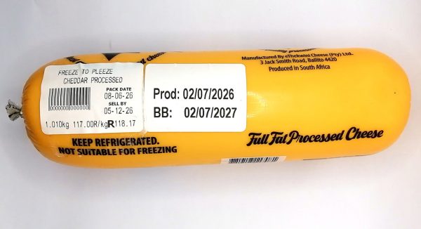Cheddar Cheese Roll (Processed) 1kg