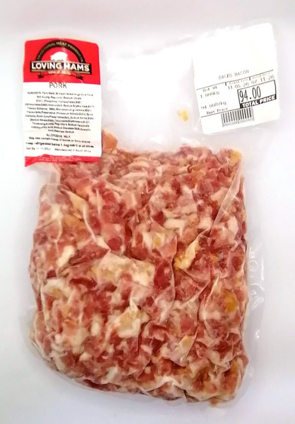 Diced Bacon 1Kg