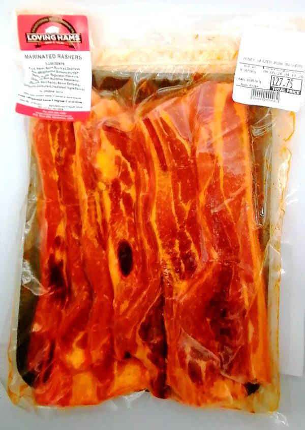 Pork Rashers Marinated 650g