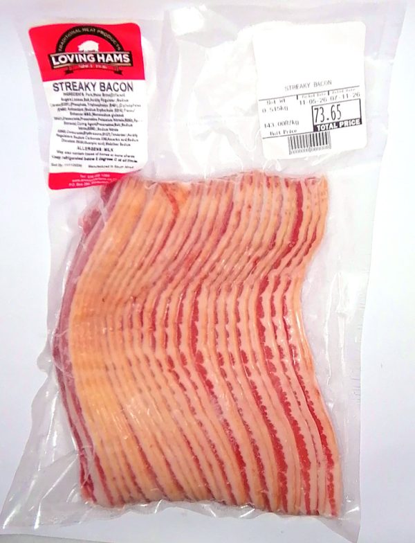 Streaky Bacon (RDM Weight Pack) 490g